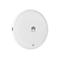 Routeur Huawei rond et blanc. Logo, ports et structures de lignes grises sont visibles.