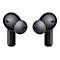 Zwei schwarze In-Ear-Kopfhörer mit Silikonstöpseln vor weißem Hintergrund.