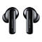 Zwei schwarze glänzende Huawei In-Ear-Kopfhörer vor weißem Hintergrund mit gut sichtbarem Huawei-Logo.