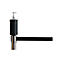Hygiëne dispenser opzetstuk voor afschermpalen RS-Guidesystems serie GLA 85, inhoud 1 l, Ø 110 x H 200 mm, kunststof &amp; metaal, zwart