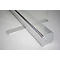 Hygieneschutzwand Roll-up, PET-Folie, glasklar, einrollbar, Aluminiumkassette mit Füssen, B 1000 x T 200 x H 2200 mm