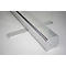 Hygieneschutzwand Roll-up, PET-Folie, glasklar, einrollbar, Aluminiumkassette mit Füssen, B 850 x T 200 x H 2200 mm