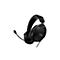 Schwarzes Gaming-Headset mit Mikrofon, abgebildet vor weißem Hintergrund.