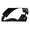 Detailaufnahme eines schwarzen Gaming-Headsets mit silbernfarbenen Akzenten und dem PlayStation-Logo.
