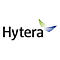 Firmenlogo von Hytera, bestehend aus dem dunkelgrauen Schriftzug Hytera und einem stilisierten, blau-grünen Flügel.
