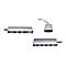 i-Tec Nano Dock - Dockingstation - USB 3.0 / USB4 / Thunderbolt 4 - VGA, 2 x HDMI - 1GbE - 100 Watt