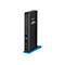 Station d'accueil USB 3.0 noire avec ports, base bleue et texte.