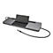 i-Tec USB-C Metal Ergonomic 4K 3x Display Docking Station + Power Delivery - Dockingstation - USB-C / Thunderbolt 3 - VGA, HDMI, DP - GigE