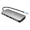 i-Tec USB-C Metal Nano 3x Display Docking Station + Power Delivery 100 W - Dockingstation - USB-C / Thunderbolt 3 - HDMI, 2 x DP - GigE
