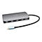 i-Tec USB-C Metal Nano Dock - Dockingstation - USB-C / Thunderbolt 3 - HDMI, VGA - 1GbE - 112 Watt
