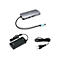 i-Tec USB-C Metal Nano Dock - Dockingstation - USB-C / Thunderbolt 3 - HDMI, VGA - 1GbE - 112 Watt