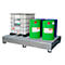 IBC-Auffangwanne CEMO, Stahl, 1000 l Auffangvolumen, versch. Ausführungen