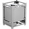 IBC-Container SCHÄFER BTA NBR, 1000 l, UN-Zulassung, Sicherheitsventil, stapelbar, auf Transportgestell, Edelstahl 1.4301 (V2A), B 1015 x T 1215 x H 1550 mm