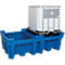 IBC- en KTC-station voor 2 containers, zonder PE-voetafdruk