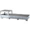 IBC-Station ASECOS, Stahl, mit Gitterrost, Abfüllblock u. Staplerschuhen, 1000 l Auffangvolumen, B 3280 x T 1300 x H 820 mm, verzinkt