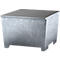IBC-Station ASECOS, Stahl, mit Gitterrost u. Staplerschuhen, 1000 l Auffangvolumen, B 1350 x T 1300 x H 918 mm, verzinkt