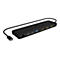 ICY BOX 11-in-1 Mobile with Triple Video Output - Dockingstation - USB-C - 2 x HDMI, DP - 1GbE
