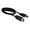 ICY BOX IB-1121-U3 - HDD-Dockingstation mit Datenanzeige, Netzanzeige, Ein/Aus-Schalter Schächte: 1 - 2,5' / 3,5' gemeinsam genutzt (6,4 cm/8,9 cm gemeinsam genutzt) - SATA 6Gb/s - USB 3.2 (Gen 1) - Schwarz