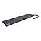 Graue USB-C Dockingstation mit verschiedenen AnschlÃ¼ssen und einem Kabel.