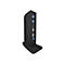 ICY BOX IB-DK2252AC - Dockingstation - USB-C / Thunderbolt 3 / USB 3.0 - 2 x DP, 2 x HDMI - 1GbE - 40 Watt