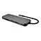 ICY BOX IB-DK4060-CPD - Dockingstation - für Notebook - USB-C 3.2 Gen 2 - 2 x HDMI, DP - 1GbE