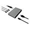 ICY BOX IB-HUB801-TB4 - Hub - 3 x Thunderbolt 4 + 1 x USB 3.2 Gen 2 - Desktop