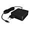 Schwarzes Netzteil mit Kabel und Stecker, Logo ICY BOX ist sichtbar.