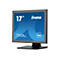 L'iiyama ProLite T1732MSC-B1 est un écran tactile de 17 pouces avec un cadre et un pied noirs.