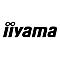 Logo iiyama en noir et blanc. Un ∞ couché au-dessus du mot iiyama en gras.