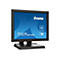 Schwarzer iiyama ProLite T1531SR-B6 Touchscreen-Monitor vor weißem Hintergrund.