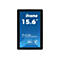 Schwarzes Tablet mit blauem Bildschirm, auf dem "iiyama 15.6 Zoll" steht. Darunter steht "ProLite TF1633MSC-B1". IPS- und PCAP-Logo.