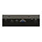 Nahaufnahme der Rückseite eines Monitors mit verschiedenen Anschlüssen, darunter HDMI, VGA, USB und RJ11.