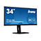 iiyama ProLite XUB3493WQSU-B5 - LED-Monitor - 86.7 cm (34') - 3440 x 1440 UWQHD @ 75 Hz - ADS-IPS - 400 cd/m²
