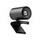 Schwarze Webcam mit Objektiv und Halterung. Auf dem Objektiv stehen 4K 2160p und 5x Zoom, daneben die Marke Iiyama.