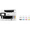 Imprimante multifonction jet d'encre Canon MAXIFY GX6550, 3-en-1, USB/WLAN, recto-verso automatique/impression mobile/cloud, jusqu'à A4, noir-blanc, bouteilles d'encre CMYK incluses