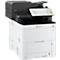Imprimante multifonction Kyocera ECOSYS MA4000cifx Plus, garantie étendue, impression/copie/fax/numérisation, L 480 × P 578 × H 572 mm, blanc/noir