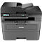 Imprimante multifonction monolaser Brother MFC-L2827DWXL, 4 en 1, USB/LAN/WLAN, recto-verso automatique/impression mobile, jusqu'à A4, 2 toners inclus