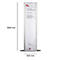Tall, slim orientation column with information about elevators, station rooms and toilets.