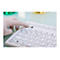 InduKey TKG-086-IP68-WHITE - Tastatur - USB - USA/Europa - weiß