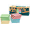 INFO Haftnotizen, Recyclingpapier, 75 x 75 mm, 12 x 100 Blatt, blanko, bunt