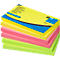 inFO Power Notes Haftnotizen, 125 x 75 mm, 80 Blatt pro Block, 6 Blöcke, 3 Farben