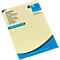 inFO Power Notes plakbriefjes, 100 x 150 mm, 100 vellen per pad, 12 pads, geruit, geel