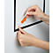 Infolijst DURAFRAME® WALLPAPER, A4, staand en liggend formaat, incl. reserveset, zwart