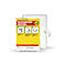 Informatieborden Tarifold, A4, zelflaminerende folie, zelfklevend, 10 stuks, transparant