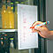 Informatieborden Tarifold, A4, zelflaminerende folie, zelfklevend, 10 stuks, transparant