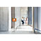 Infostandaard INFO SIGN STAND BASIC met 2 magnetische infoframes DURAFRAME MAGNETIC- metaal - voor A3 formaat - antraciet/grijs
