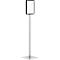 Infostandaard INFO SIGN STAND BASIC met 2 magnetische infoframes DURAFRAME MAGNETIC- metaal - voor A4 formaat - antraciet/grijs