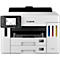 Inkjetprinter Canon MAXIFY GX5550, USB/LAN/WLAN/Cloud, auto duplex, mobiel printen, tot A4, incl. CMYK inktflessen