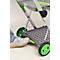 Inklapbare trolley CLAX®- met vouwkrat - 46 L - grijs/groen