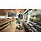 Inklapbare trolley CLAX®- met vouwkrat - 46 L - grijs/groen
